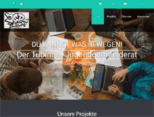 Tablet Screenshot of jgr-tuebingen.de